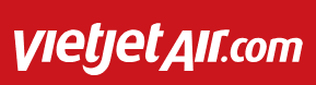 A red and white logo for jet air.